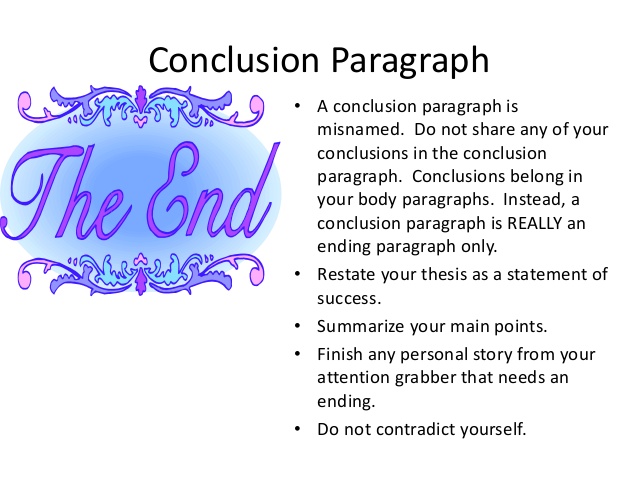 Writing essay conclusions